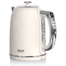 Елегантний та практичний: електрочайник RAF R.7306 білого кольору з швидким закипанням води